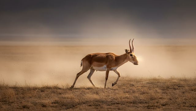 saiga antilope